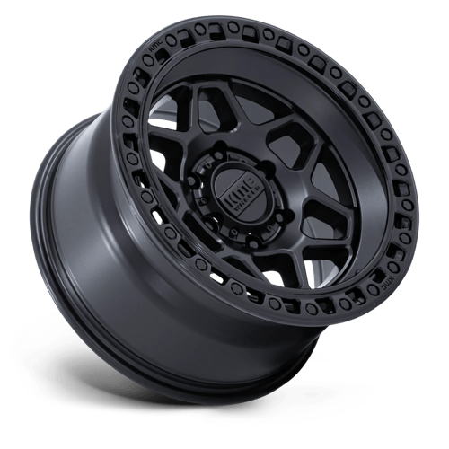 KMC | KM553 TORX | 17.0x8.50 | 6X120 | 0 | MATTE BLACK W/ GLOSS BLACK LIP