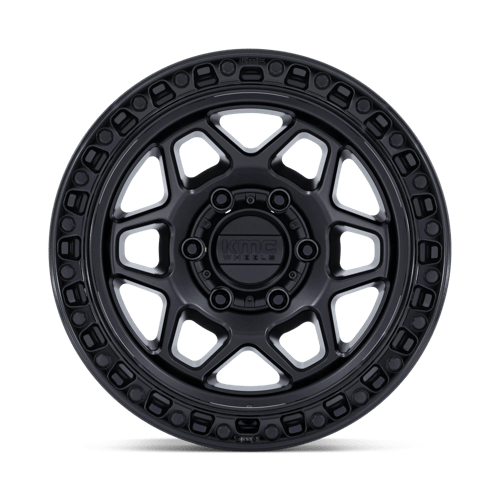 KMC | KM553 TORX | 17.0x8.50 | 6X135 | 25 | MATTE BLACK W/ GLOSS BLACK LIP