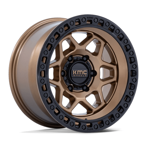 KMC | KM553 TORX | 17.0x8.50 | 5X127 | 25 | MATTE BRONZE W GLOSS BLACK LIP