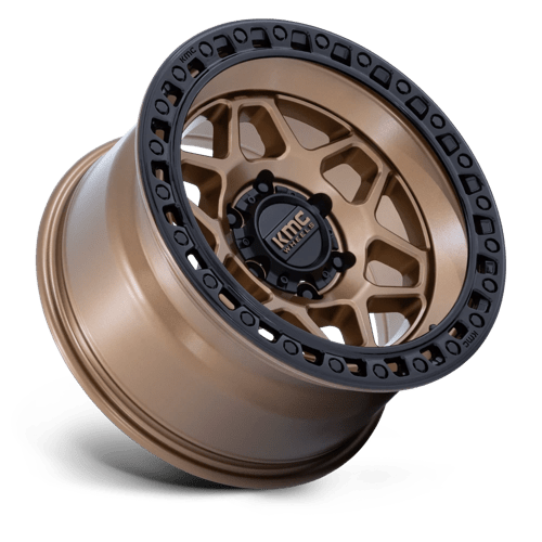KMC | KM553 TORX | 17.0x8.50 | 6X120 | 25 | MATTE BRONZE W GLOSS BLACK LIP