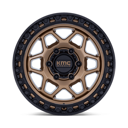 KMC | KM553 TORX | 17.0x8.50 | 6X135 | 0 | MATTE BRONZE W GLOSS BLACK LIP