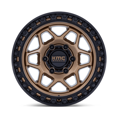 KMC | KM553 TORX | 17.0x9.00 | 6X139.7 | -12 | MATTE BRONZE W GLOSS BLACK LIP
