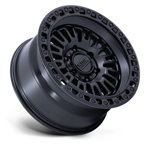 KMC | KM554 AZTEC | 17.0x8.50 | 6X135 | 0 | MATTE BLACK W/ GLOSS BLACK LIP