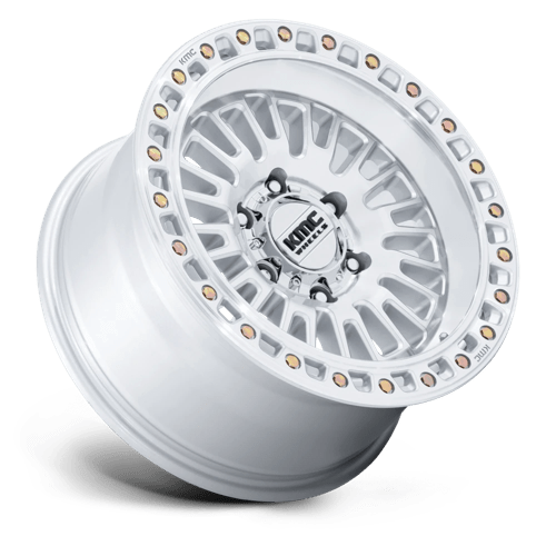 KMC | KM554 AZTEC | 17.0x8.50 | 6X135 | 0 | GLOSS SILVER W/ MACHINED FACE