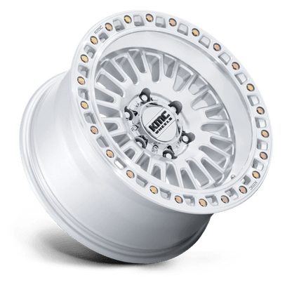KMC | KM554 AZTEC | 17.0x8.50 | 6X135 | 0 | GLOSS SILVER W/ MACHINED FACE