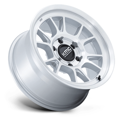 KMC | KM729 RANGE | 17.0x8.50 | 6X139.7 | 0 | GLOSS SILVER W/ MACHINED FACE