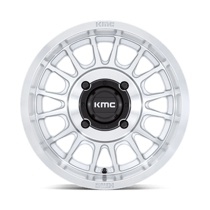 KMC Powersports | KS138 IMPACT UTV | 15.0x10.00 | 4X156 | 0 | SILVER W/ MACHINED FACE