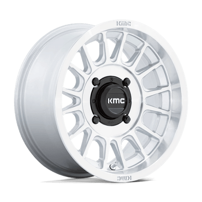 KMC Powersports | KS138 IMPACT UTV | 15.0x7.00 | 4X156 | 10 | SILVER W/ MACHINED FACE