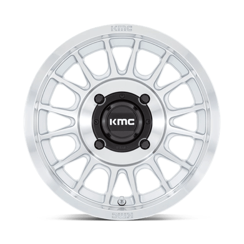 KMC Powersports | KS138 IMPACT UTV | 15.0x7.00 | 4X156 | 10 | SILVER W/ MACHINED FACE