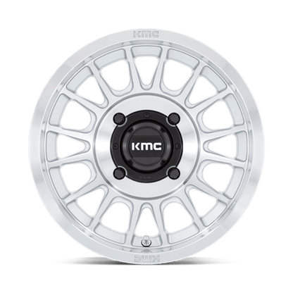 KMC Powersports | KS138 IMPACT UTV | 15.0x7.00 | 4X156 | 10 | SILVER W/ MACHINED FACE
