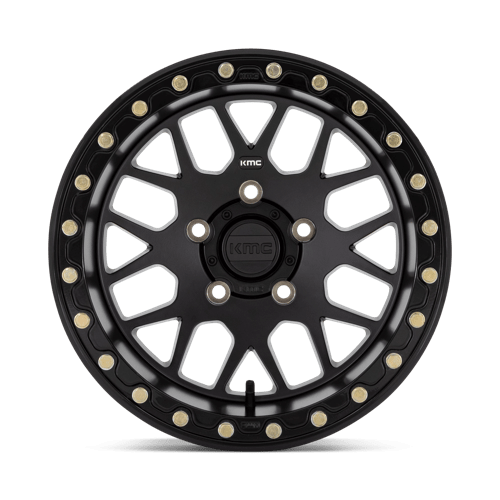 KMC Powersports | KS235 GRENADE BEADLOCK | 15.0x6.00 | 4X137 | 38 | SATIN BLACK