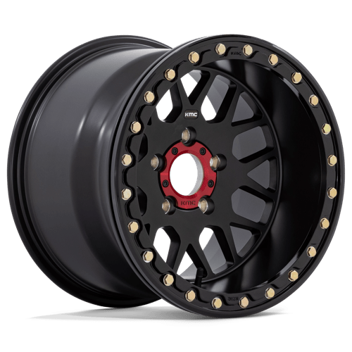 KMC Powersports | KS235 GRENADE BEADLOCK | 15.0x6.00 | 4X156 | 38 | SATIN BLACK