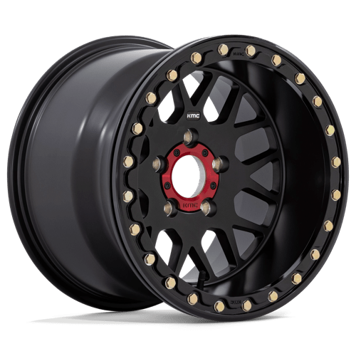 KMC Powersports | KS235 GRENADE BEADLOCK | 15.0x10.00 | 4X137 | 0 | SATIN BLACK