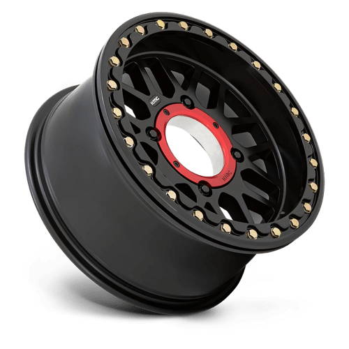 KMC Powersports | KS235 GRENADE BEADLOCK | 15.0x7.00 | 4X137 | 10 | SATIN BLACK