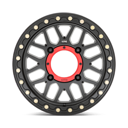 KMC Powersports | KS235 GRENADE BEADLOCK | 15.0x7.00 | 4X156 | 10 | SATIN BLACK