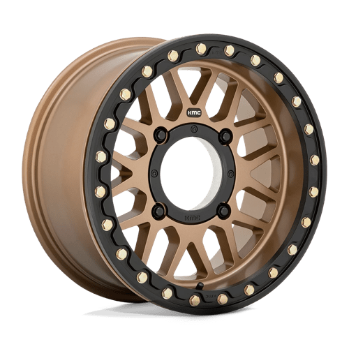 KMC Powersports | KS235 GRENADE BEADLOCK | 15.0x6.00 | 4X156 | 38 | SATIN BRONZE