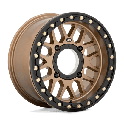 KMC Powersports | KS235 GRENADE BEADLOCK | 15.0x7.00 | 4X156 | 10 | SATIN BRONZE