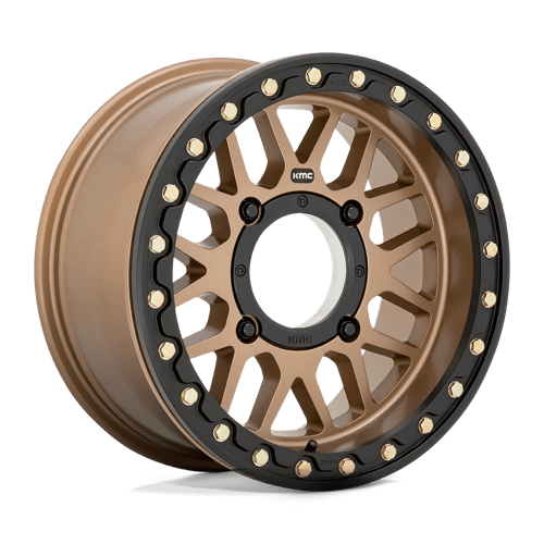 KMC Powersports | KS235 GRENADE BEADLOCK | 15.0x6.00 | 4X137 | 38 | SATIN BRONZE