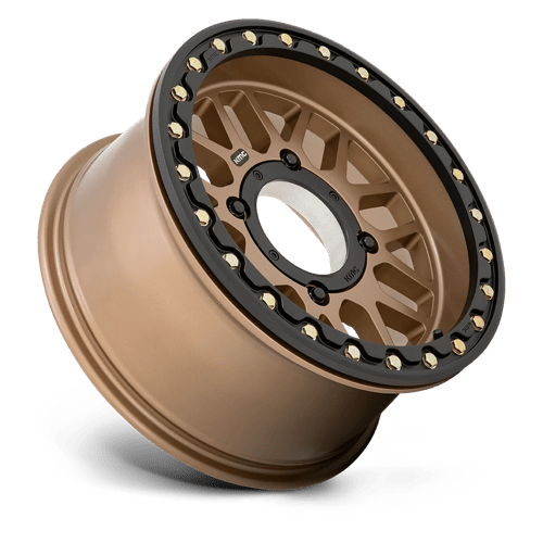 KMC Powersports | KS235 GRENADE BEADLOCK | 15.0x7.00 | 4X137 | 10 | SATIN BRONZE