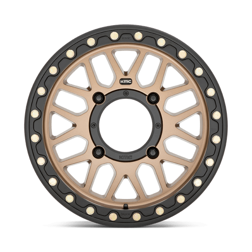KMC Powersports | KS235 GRENADE BEADLOCK | 15.0x7.00 | 4X156 | 10 | SATIN BRONZE