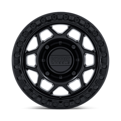 KMC Powersports | KS241 TORX BEADLOCK | 15.0x7.00 | 4X156 | 38 | MATTE BLACK W/ GLOSS BLACK RG