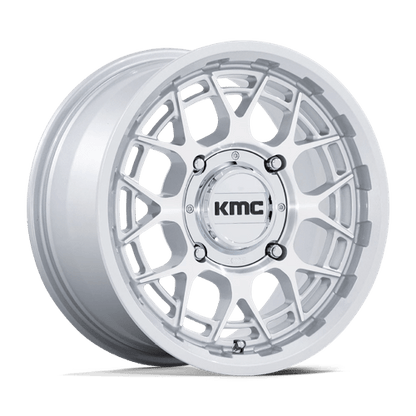 KMC Powersports | KS139 TECHNIC UTV | 15.0x7.00 | 5X114.3 | 38 | GLOSS SILVER MACHINED