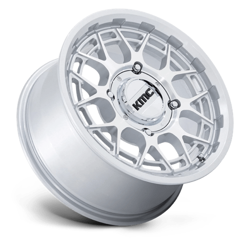 KMC Powersports | KS139 TECHNIC UTV | 15.0x7.00 | 5X114.3 | 38 | GLOSS SILVER MACHINED