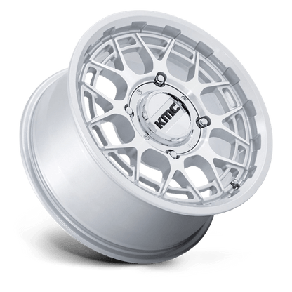 KMC Powersports | KS139 TECHNIC UTV | 15.0x7.00 | 4X156 | 38 | GLOSS SILVER MACHINED