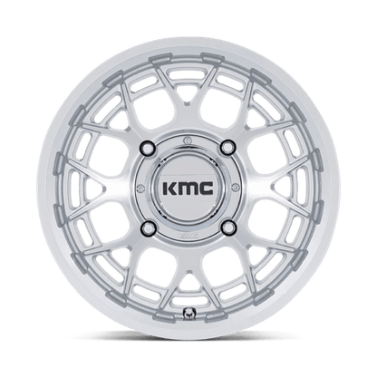 KMC Powersports | KS139 TECHNIC UTV | 15.0x7.00 | 4X137 | 38 | GLOSS SILVER MACHINED