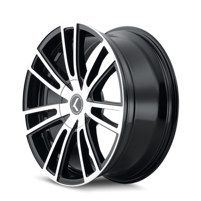 KRAZE SPECTRA GLOSS BLACK MACHINED | 18x8 | 5-110 | 40mm | KR183-8860BM40