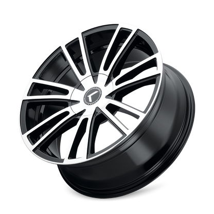 KRAZE SPECTRA GLOSS BLACK MACHINED | 18x8 | 5-112 | 40mm | KR183-8809BM40