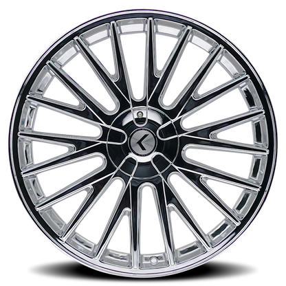 KRAZE DOUBLE DOWN CHROME | 17x8 | 5-108 | 38mm | KR185-7814C38