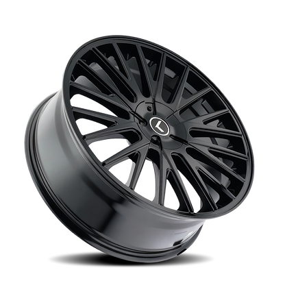 KRAZE DOUBLE DOWN GLOSS BLACK | 18x8 | 5-112 | 40mm | KR185-8809B40