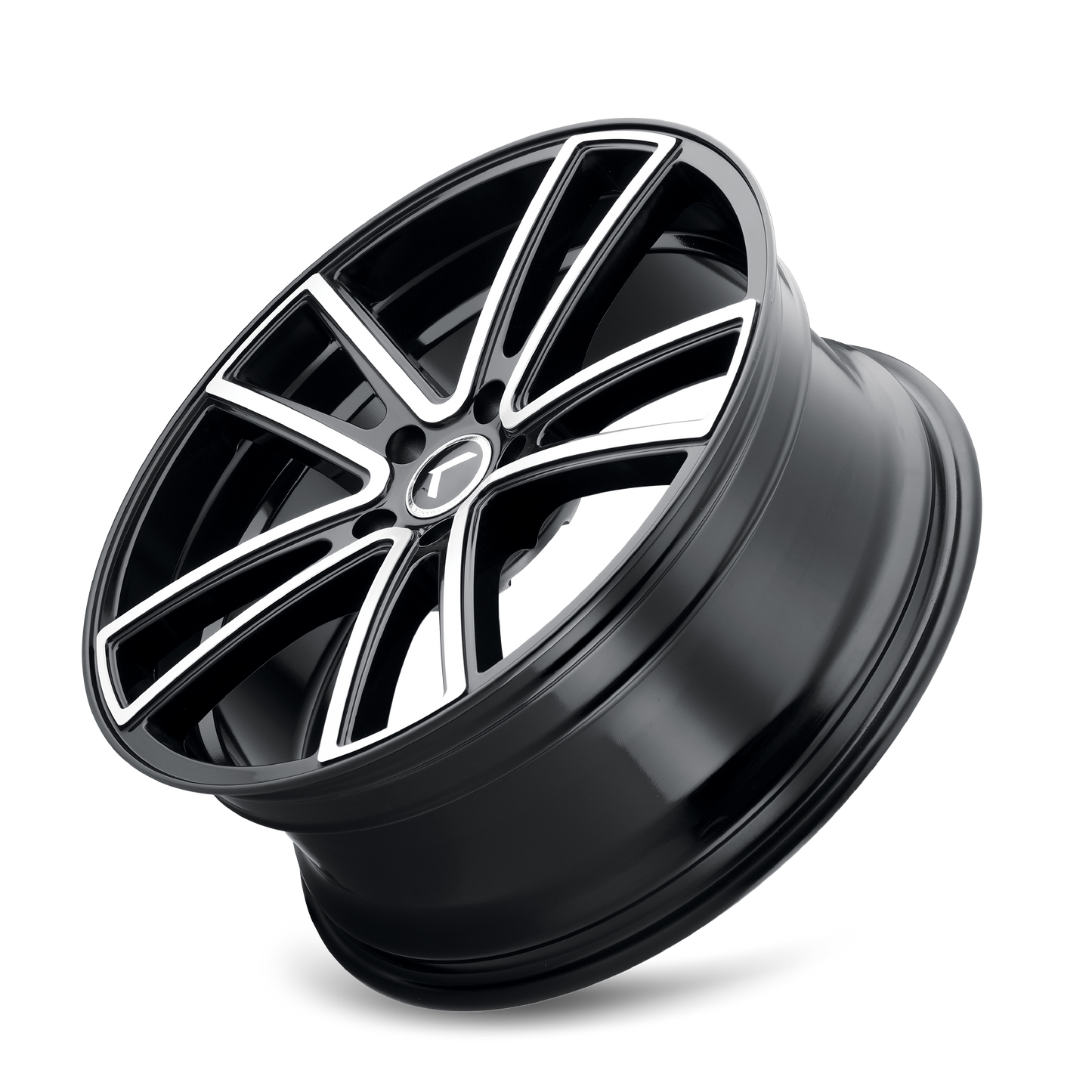 KRAZE LUSSO GLOSS BLACK MACHINED | 22x9.5 | 6-135 | 30mm | KR190-22936BM30