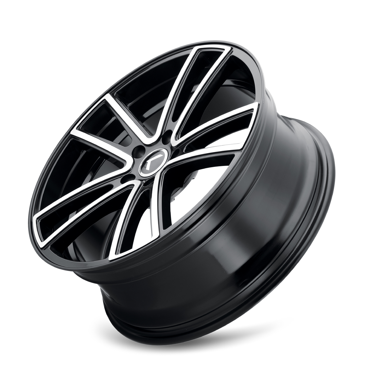 KRAZE LUSSO GLOSS BLACK MACHINED | 20x8.5 | 5-112 | 38mm | KR190-2845BM38