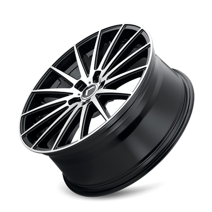 KRAZE STUNNA MATTE BLACK MACHINED | 22x8.5 | 5-115 | 38mm | KR191-22864BM38