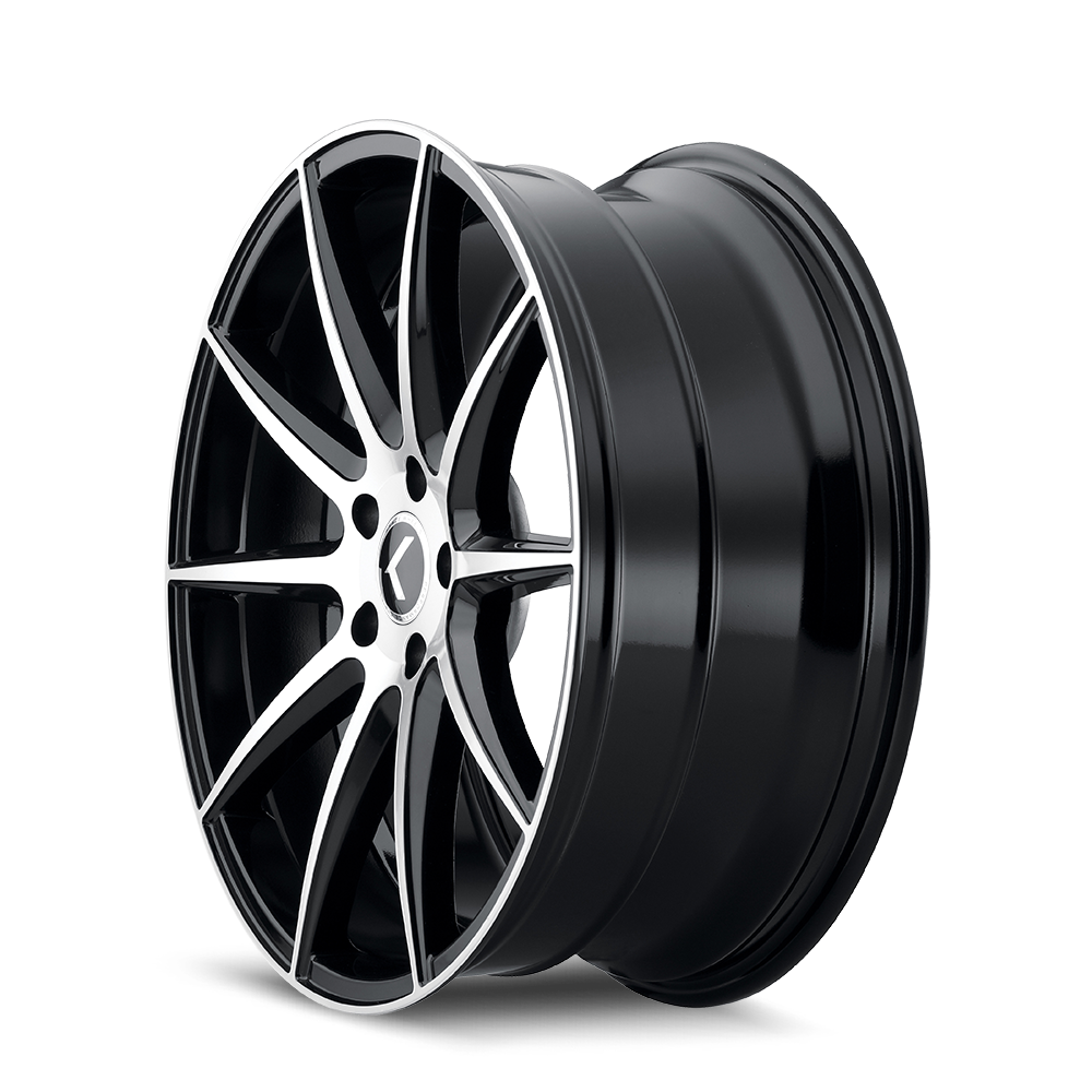 KRAZE COSMOS GLOSS BLACK MACHINED | 18x8 | 5-114.3 | 40mm | KR194-8865BM40