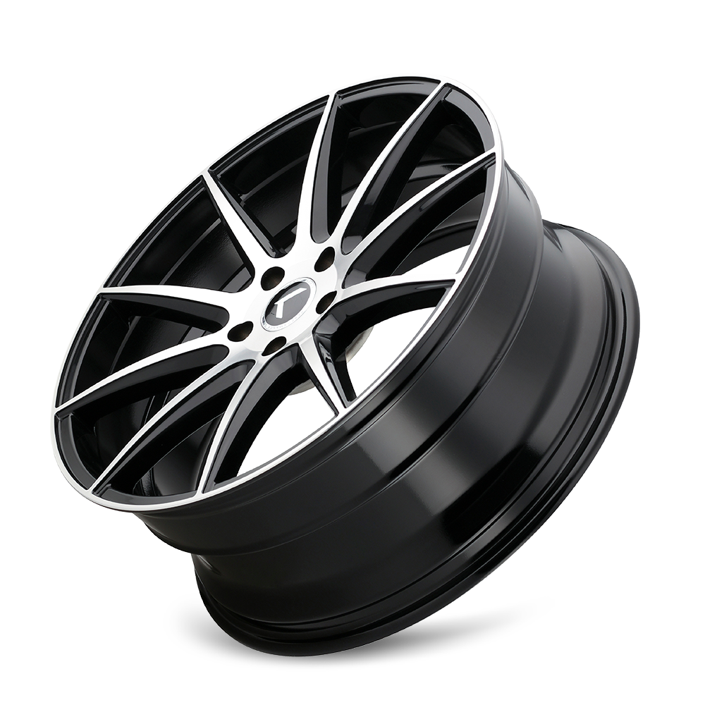 KRAZE COSMOS GLOSS BLACK MACHINED | 18x8 | 5-114.3 | 40mm | KR194-8865BM40