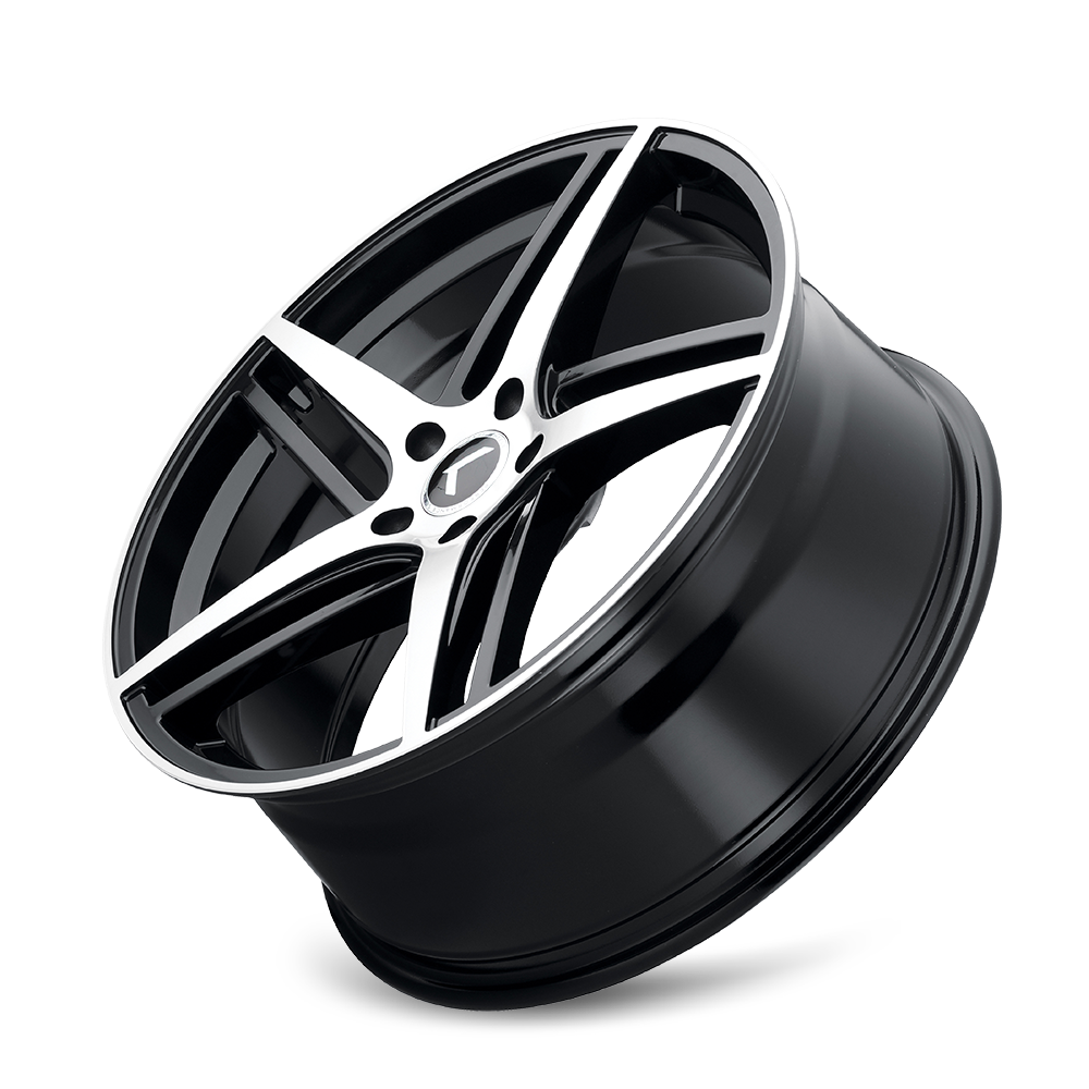 KRAZE MILANO GLOSS BLACK MACHINED | 20x8.5 | 5-112 | 38mm | KR195-2845BM38