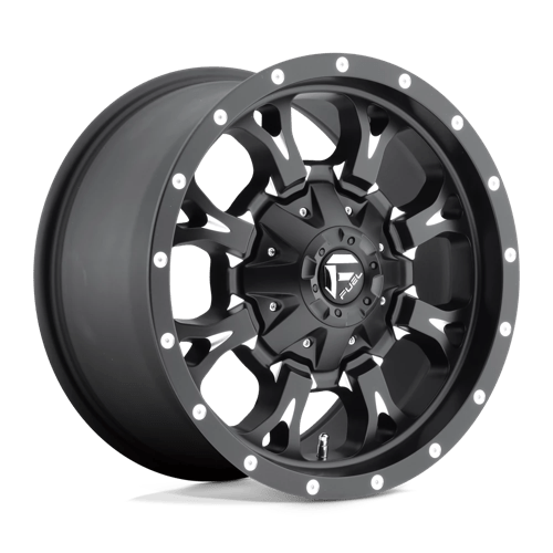 Fuel 1PC | D517 KRANK | 17.0x9.00 | 6X135/6X139.7 | 20 | MATTE BLACK MILLED