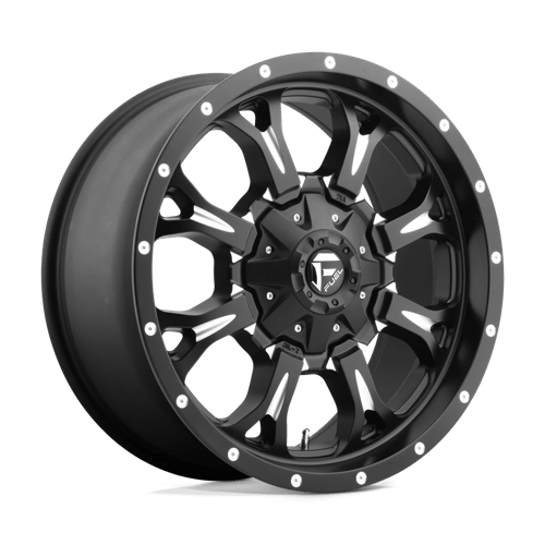 Fuel 1PC | D517 KRANK | 20.0x9.00 | 6X135/6X139.7 | 20 | MATTE BLACK MILLED
