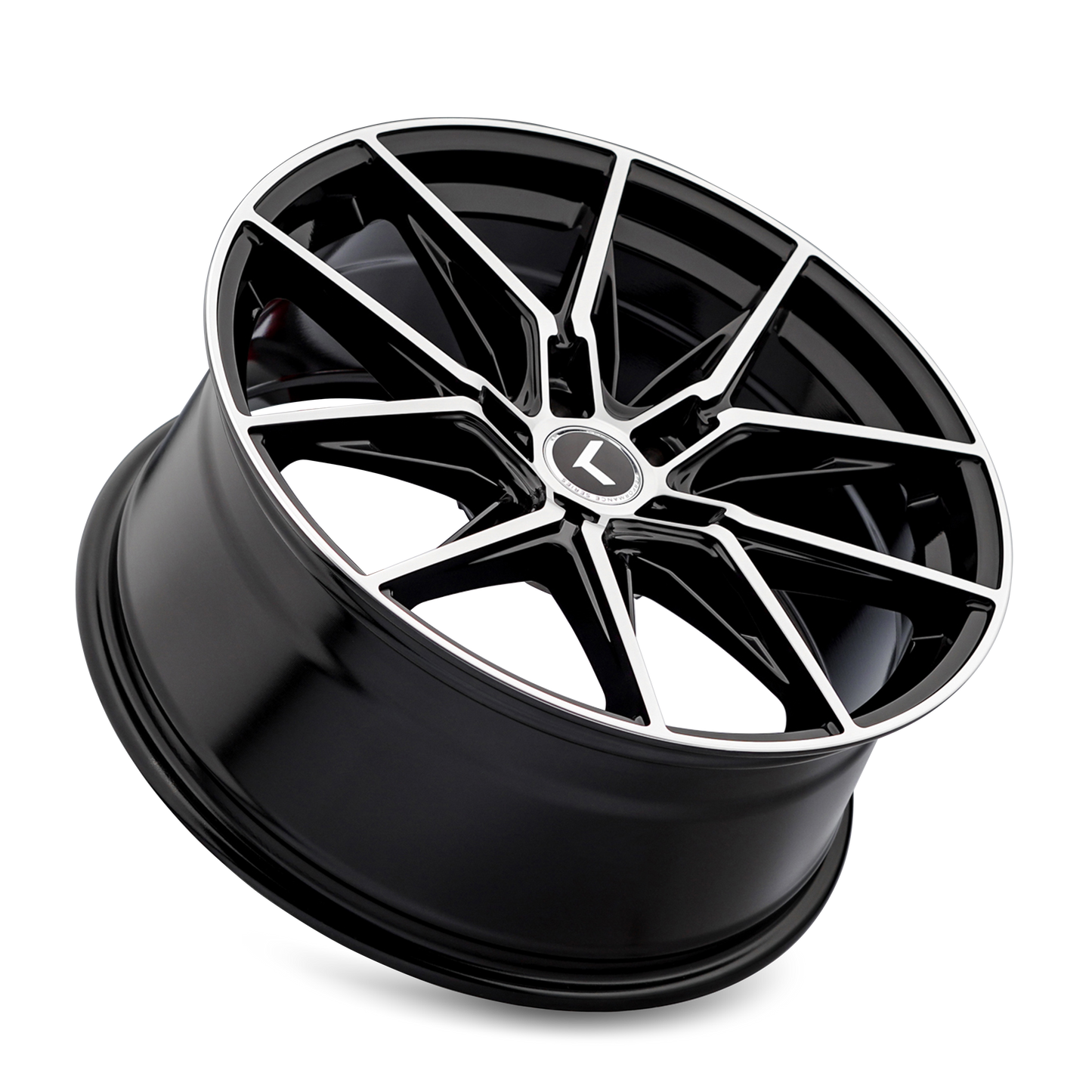 KRAZE EVOLVE GLOSS BLACK MACHINED | 22x9 | 5-112 | 35mm | KR196-22945BM35