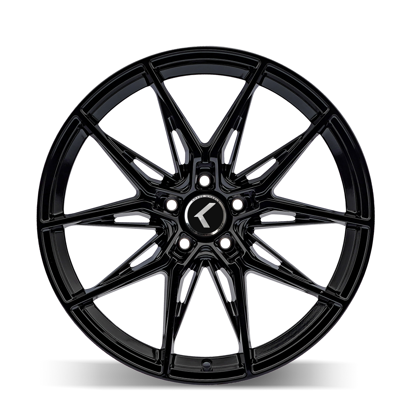 KRAZE EVOLVE GLOSS BLACK | 18x8.5 | 5-112 | 30mm | KR196-8845GB30