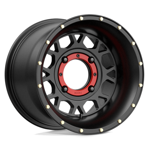 KMC Powersports | KS135 GRENADE | 14.0x10.00 | 4X137 | 0 | SATIN BLACK