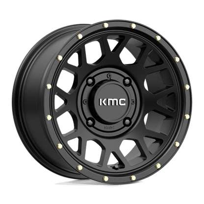 KMC Powersports | KS135 GRENADE | 14.0x7.00 | 4X137 | 10 | SATIN BLACK