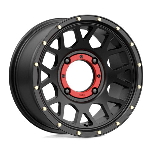 KMC Powersports | KS135 GRENADE | 14.0x7.00 | 4X137 | 10 | SATIN BLACK