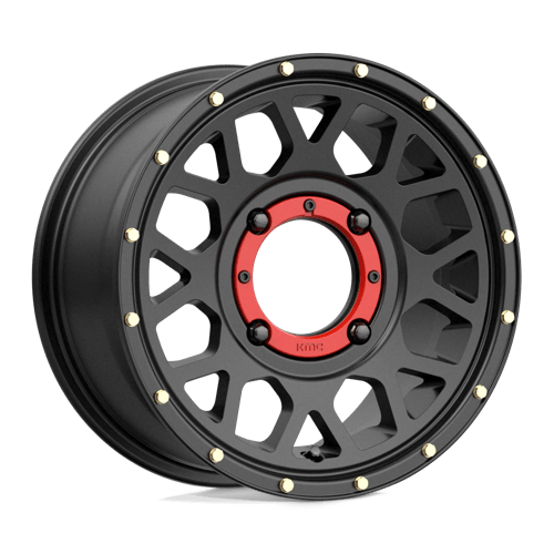KMC Powersports | KS135 GRENADE | 14.0x7.00 | 4X137 | 38 | SATIN BLACK