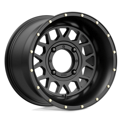 KMC Powersports | KS135 GRENADE | 15.0x10.00 | 4X137 | 0 | SATIN BLACK