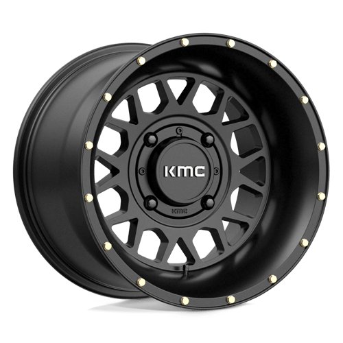 KMC Powersports | KS135 GRENADE | 15.0x10.00 | 4X137 | 0 | SATIN BLACK