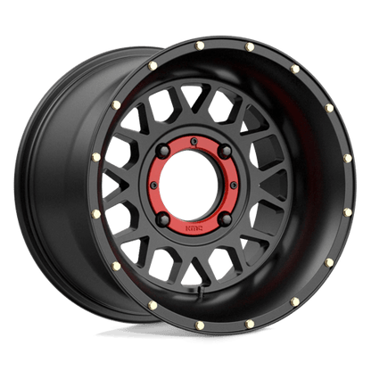 KMC Powersports | KS135 GRENADE | 15.0x10.00 | 4X156 | 0 | SATIN BLACK